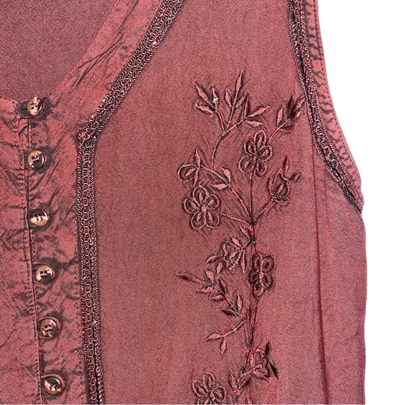 India Boutique free size burgundy jumper dress - Picture 7 of 14